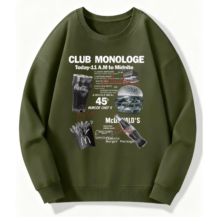 Vintage Fast Food Sweatshirt