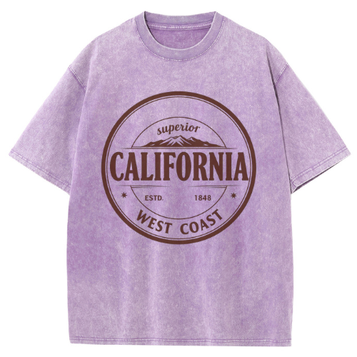 West Coast Cali Washed T-Shirt - Image 5