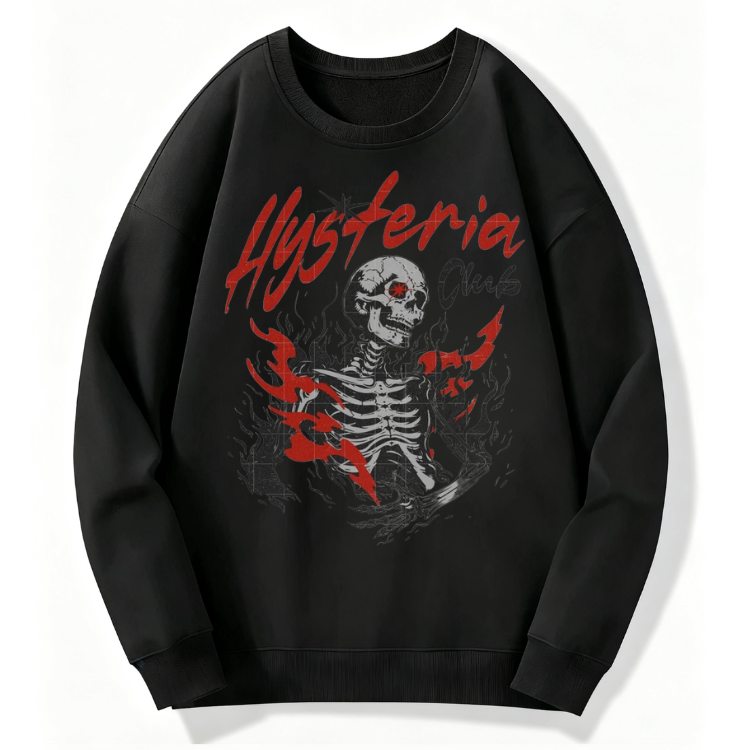 Hysteria Skull Sweatshirt