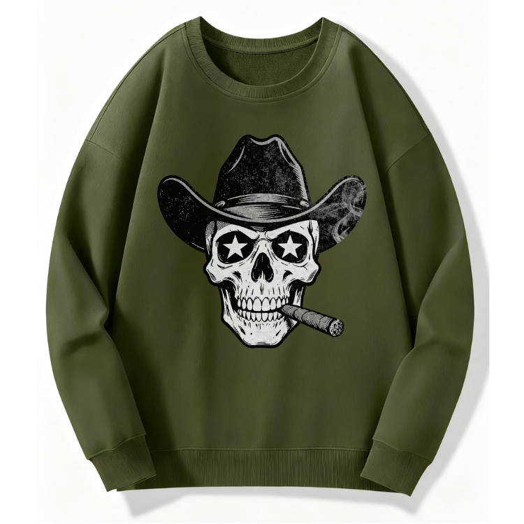 Western Skull Rock Sweatshirt - Image 2