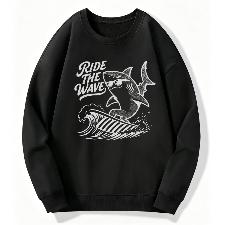 Shark Rider Wave Sweatshirt - Image 6
