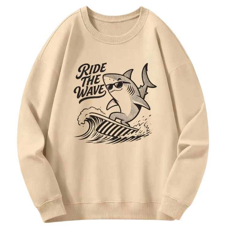 Shark Rider Wave Sweatshirt - Image 4
